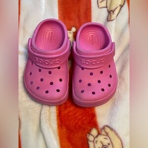 Pink Girls Crocs